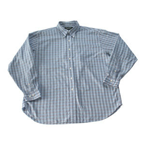 Brooks Brothers Country Club‎ Dress Shirt Cotton Woven in Italy Mens XL